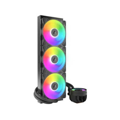 Alternative view of Arctic водно охлаждане Liquid Freezer III Pro 420 A-RGB Black