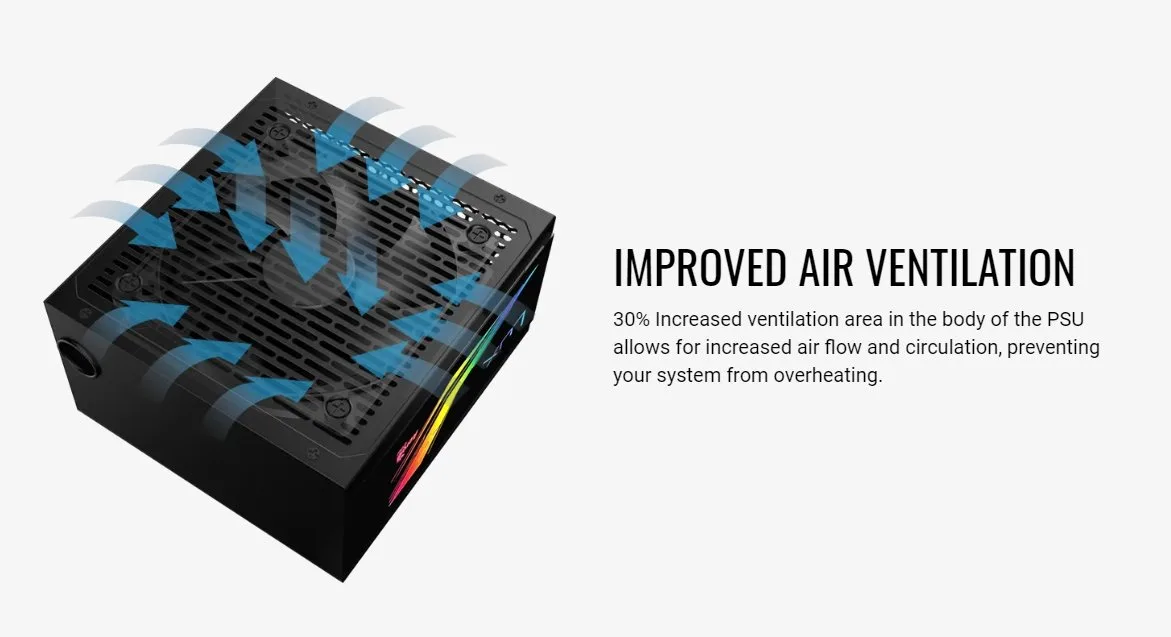 AeroCool захранване PSU LUX RGB 750W -  Bronze, RGB Addressable - ACPB-LX75AEC.11 - Image 124