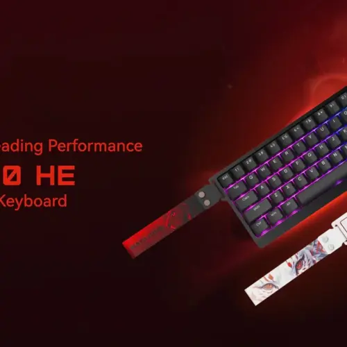 Alternative view of Madlions професионална геймърска механична клавиатура Professional Gaming Mechanical Keyboard MAD 60 HE Flagship V2 - 8K, Magnetic Amber Pro Switches - Black