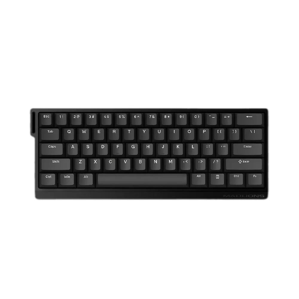 Madlions професионална геймърска механична клавиатура Professional Gaming Mechanical Keyboard MAD 60 HE RGB - 1K, Magnetic Amber Pro Switches - Black - Image 32