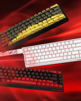 Alternative view of Madlions професионална геймърска механична клавиатура Professional Gaming Mechanical Keyboard MAD 68 HE RGB - 1K, Magnetic Amber Pro Switches - White