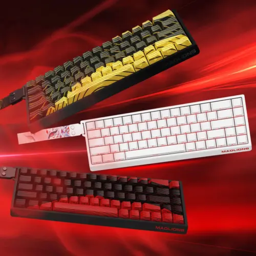 Alternative view of Madlions професионална геймърска механична клавиатура Professional Gaming Mechanical Keyboard MAD 68 HE RGB - 1K, Magnetic Amber Pro Switches - White