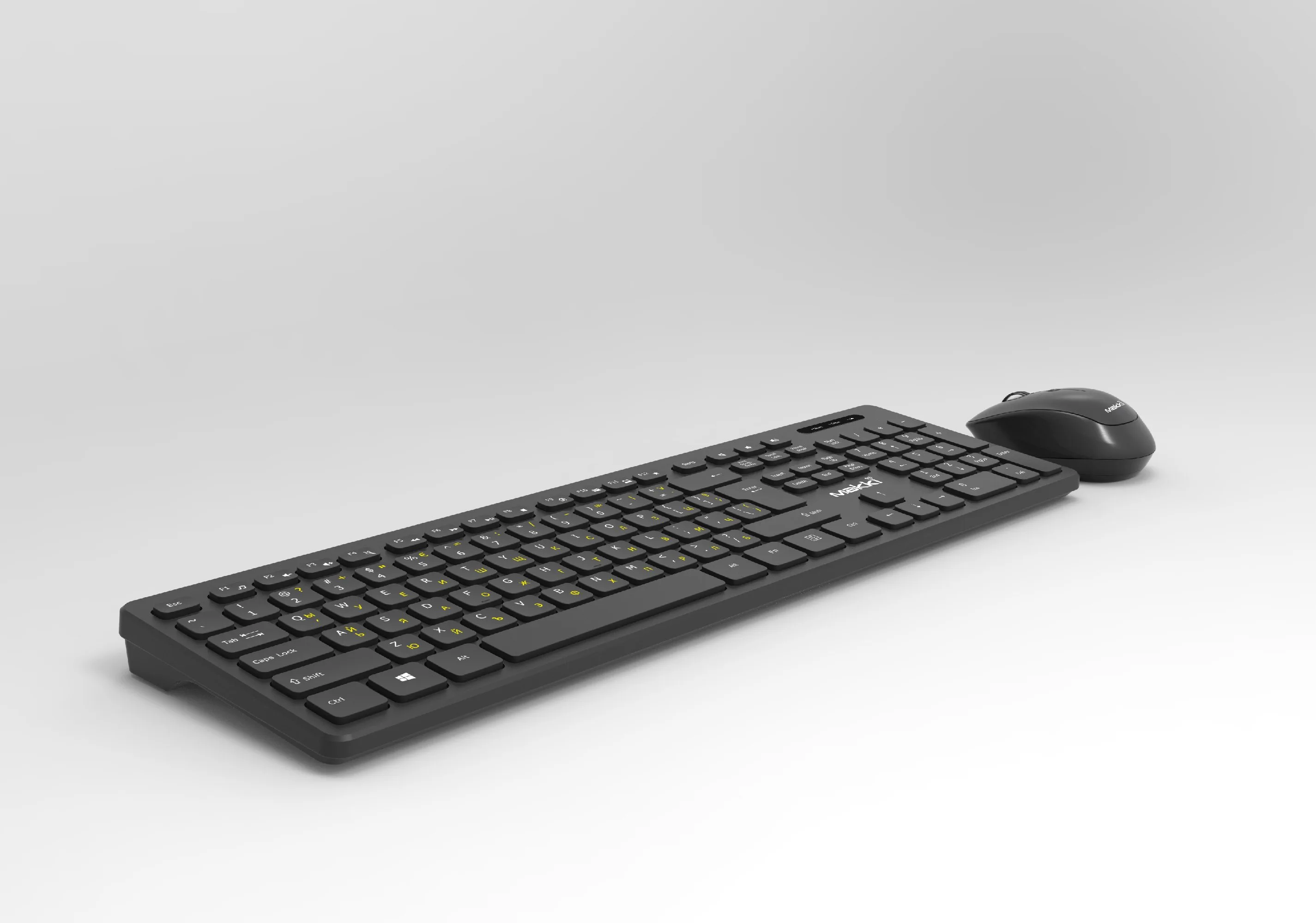 Makki БДС клавиатура и мишка Combo Keyboard and Mouse Wireless 2.4G BG low-profile chocolate - MAKKI-KB-KMX-C16 - Image 249