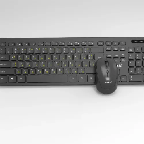 Makki БДС клавиатура и мишка Combo Keyboard and Mouse Wireless 2.4G BG low-profile chocolate –