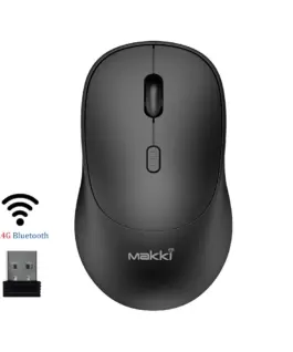 Makki безжична мишка Wireless Mouse MAKKI-MSX-2401 - USB-C Silent 1600dpi 2.4G Bluetooth