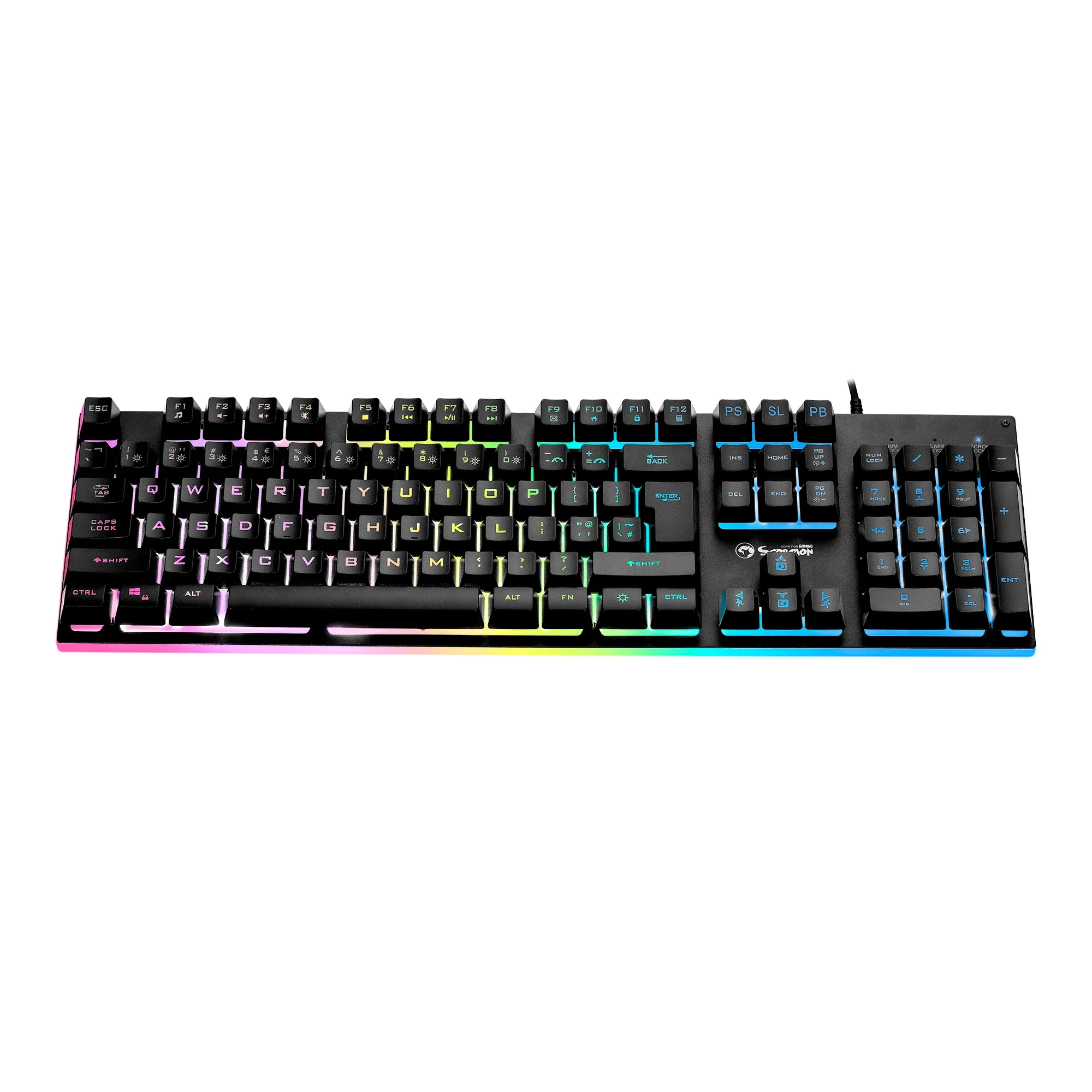 Marvo геймърска клавиатура Gaming Keyboard 104 keys - K604 - RGB - Image 148