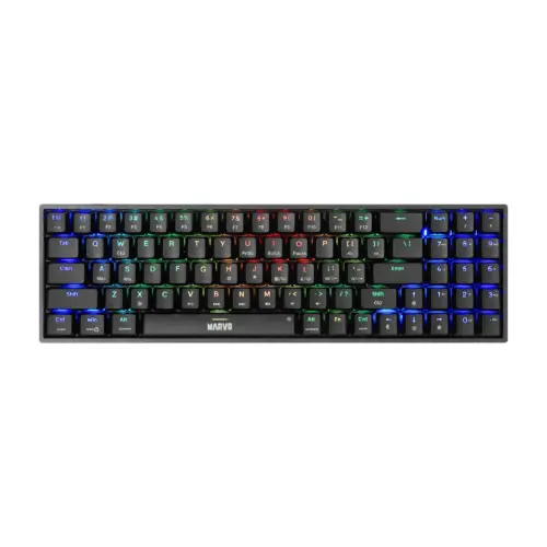 Marvo геймърска клавиатура Gaming Keyboard Shogo 78 - RGB 78 keys - MARVO-KG956