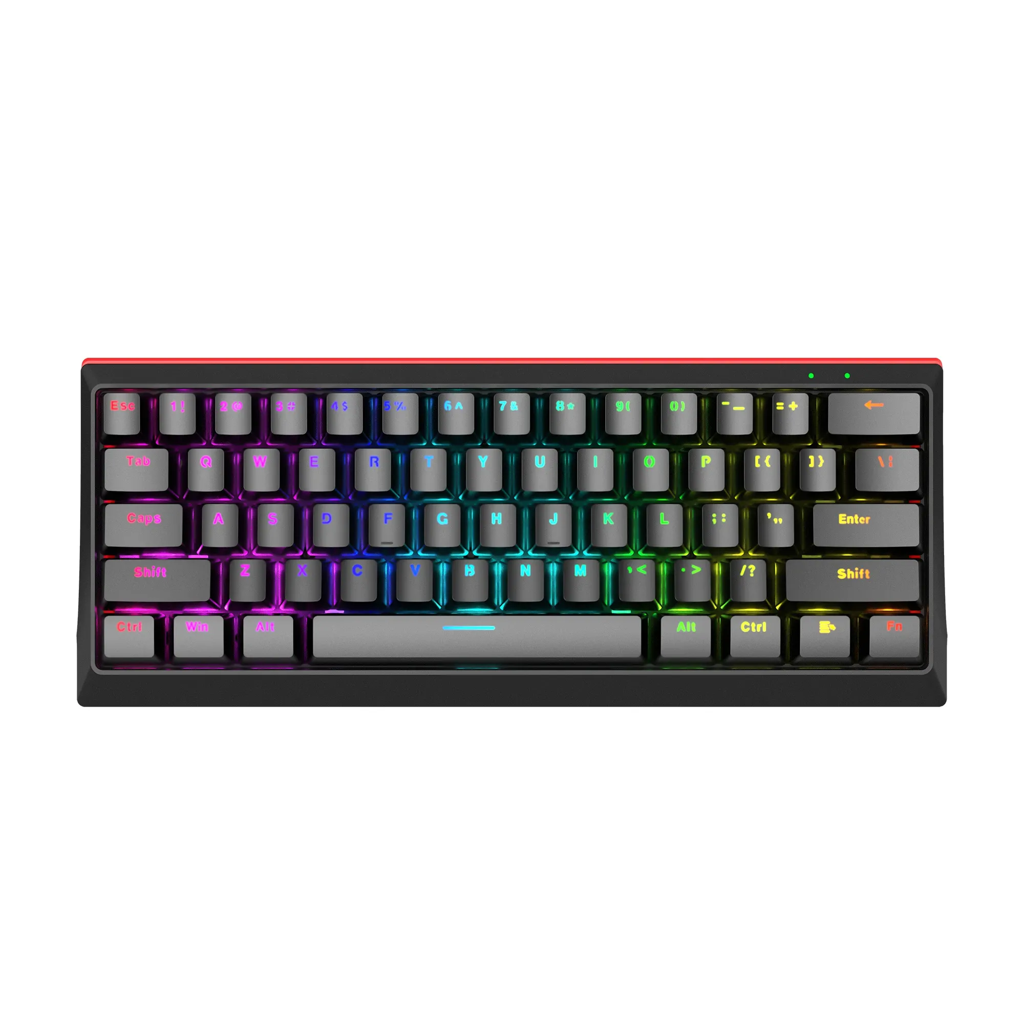Marvo геймърска клавиатура Gaming Mechanical keyboard 61 keys TKL - KG962G - RED switches