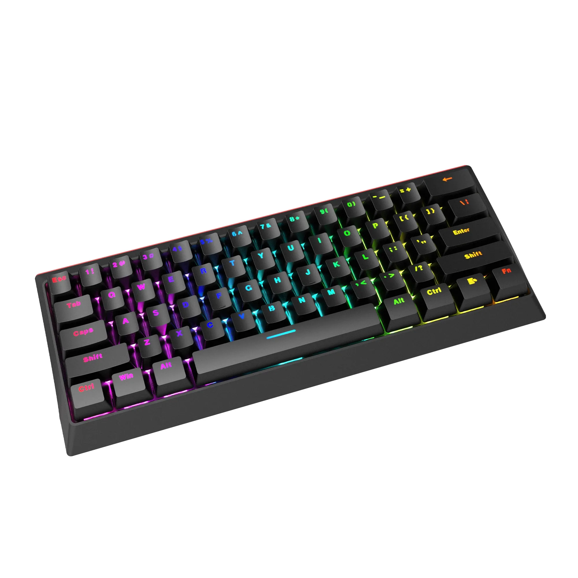 Marvo геймърска клавиатура Gaming Mechanical keyboard 61 keys TKL - KG962G - RED switches, RGB - Image 188