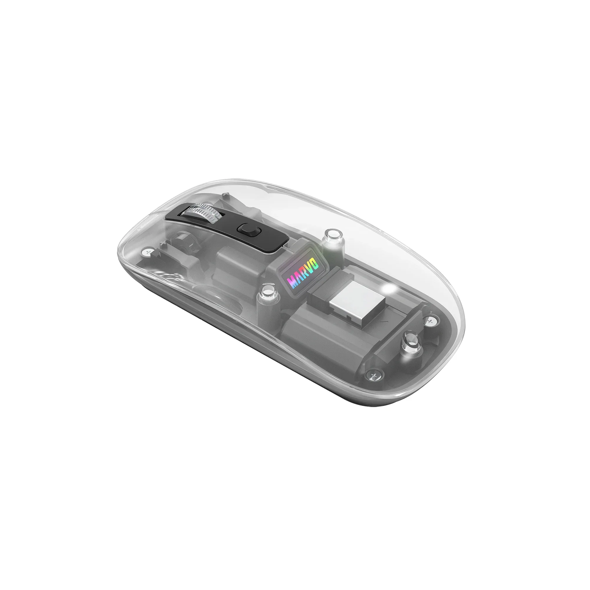 Marvo безжична мишка Wireless Mouse M810W Black - 1600dpi, 2.4G, Bluetooth - Image 293