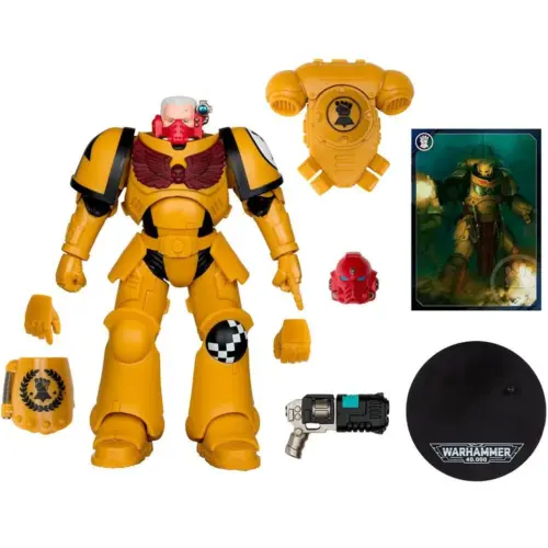 Alternative view of Фигурка Warhammer 40,000 Intercessor Sergeant (Imperial Fist) Gold Label 7in Figure McFarlane