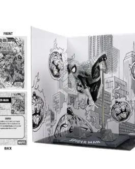 Alternative view of Фигурка FMarvel Spider-Man (Line Art) 1:10th Scale Collectible with Scene (Spider-Man #6) Gold Label