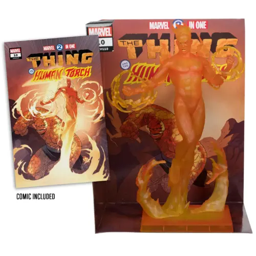 Alternative view of Фигурка Marvel Human Torch 1:6th Scale Collectible with Scene (Marvel 2-in-One #10)