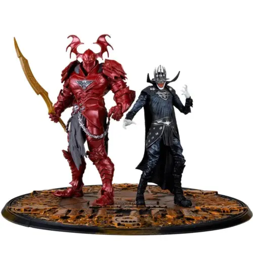 Фигурка DC Multiverse Batman Who Laughs (Knight Armor) and The Merciless (Dark Multiverse) 7in