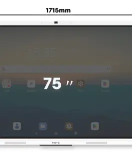 Alternative view of METZ Интерактивен тъч дисплей с вградена камера 75SG1 75"