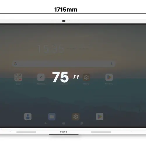 Alternative view of METZ Интерактивен тъч дисплей с вградена камера 75SG1 75"