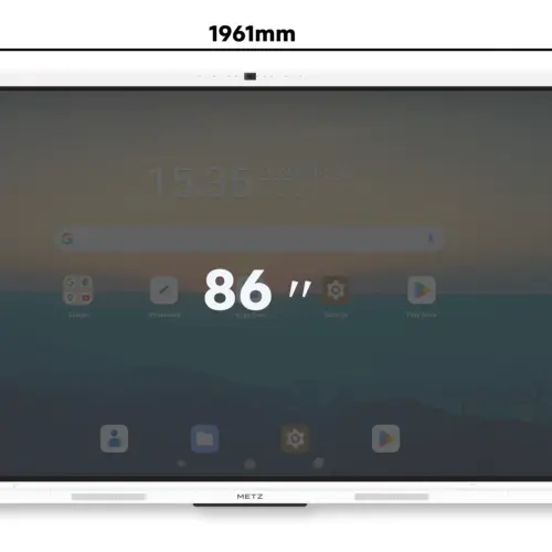 Alternative view of METZ Интерактивен тъч дисплей с вградена камера 86SG1 86"