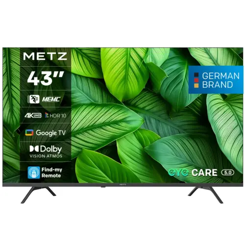 Alternative view of METZ Телевизор 43" 43MUF7000Z UHD LED SMART TV, 4K, Google TV, Клас F