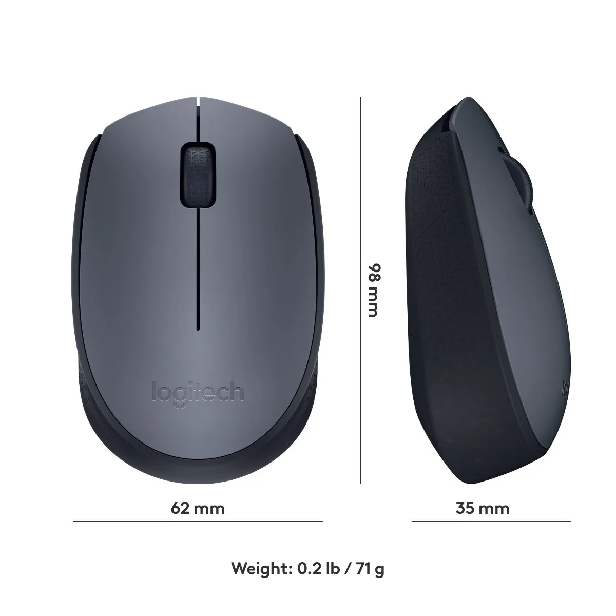 МИШКА LOGITECH M170 - Wireless - Black - PN 910-004642 - Image 248