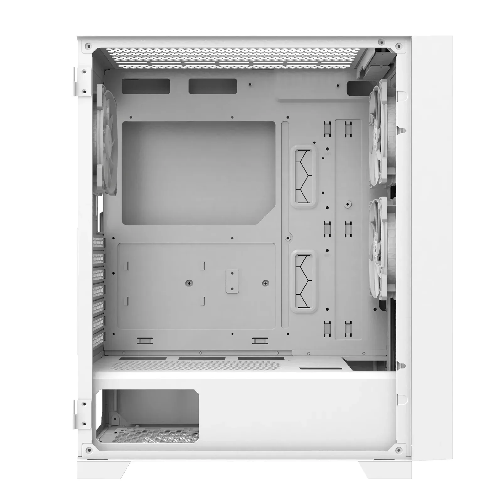 Montech кутия AIR 1000 LITE, Mid-tower Case, TG, 3x120mm Fans, White - Image 180
