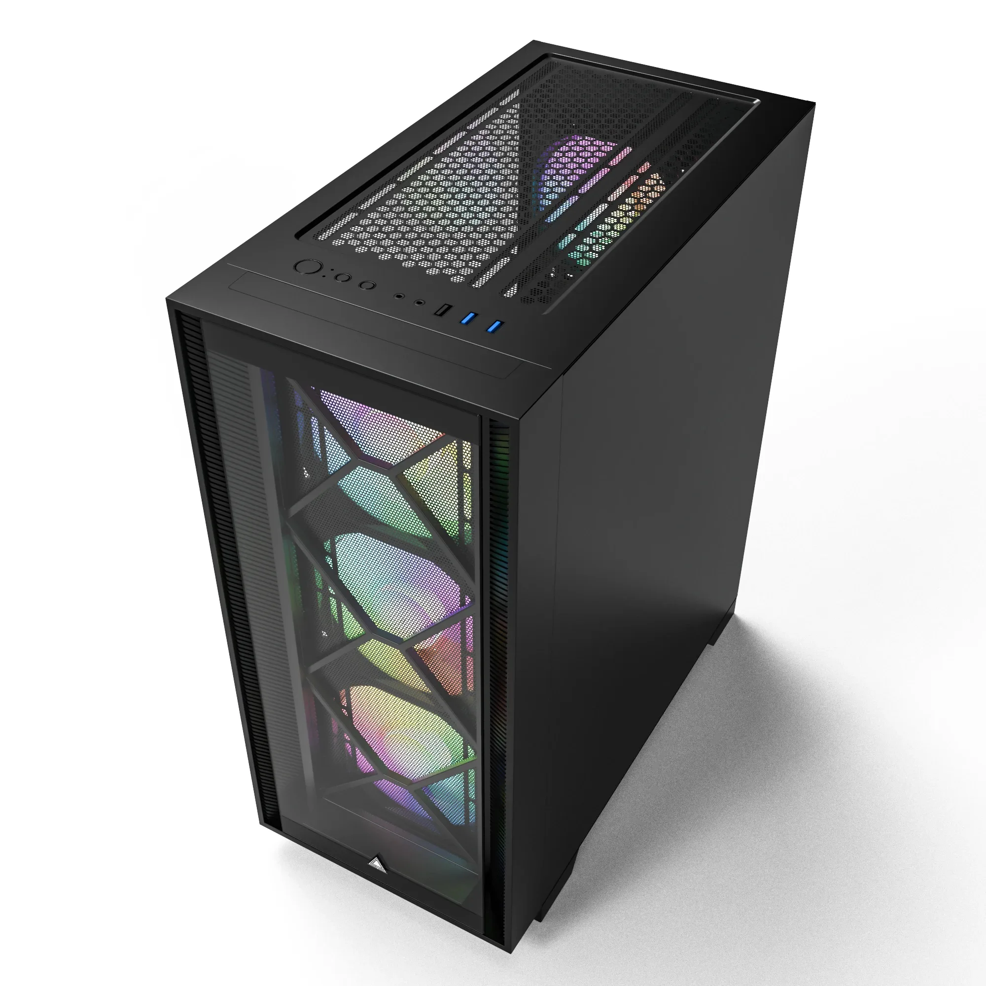 Montech кутия AIR 1000 PREMIUM, Mid-tower Case, TG, 2 Front Panels, 4x120mm ARGB Fans, Black - Image 192