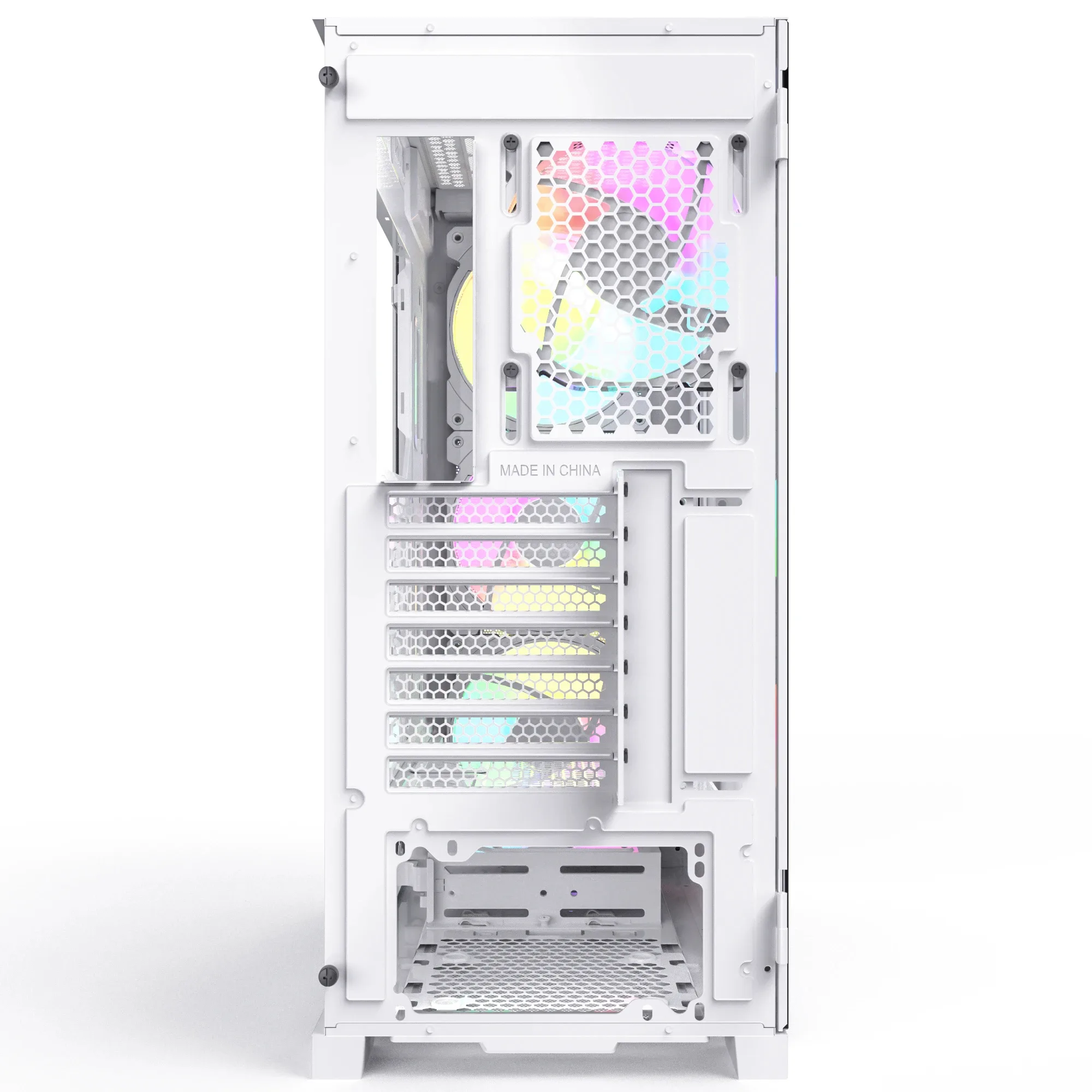 Montech кутия AIR 1000 PREMIUM, Mid-tower Case, TG, 2 Front Panels, 4x120mm ARGB Fans, White - Image 190