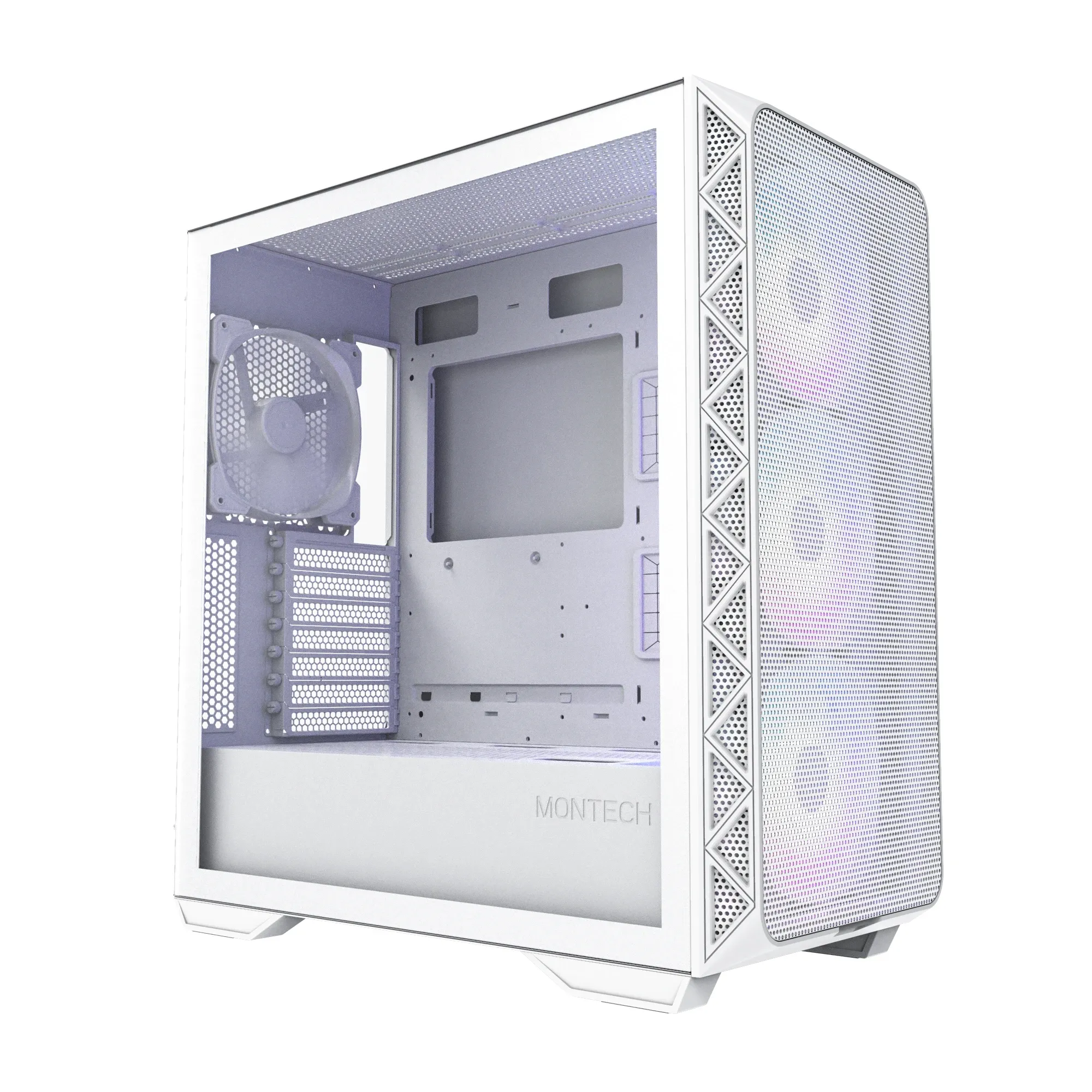 Montech кутия AIR 903 MAX Mid-tower TG 4x140mm Fans ARGB White