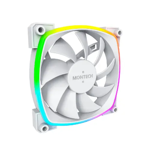 Montech вентилатор AX120 PWM Fan 120mm ARGB White