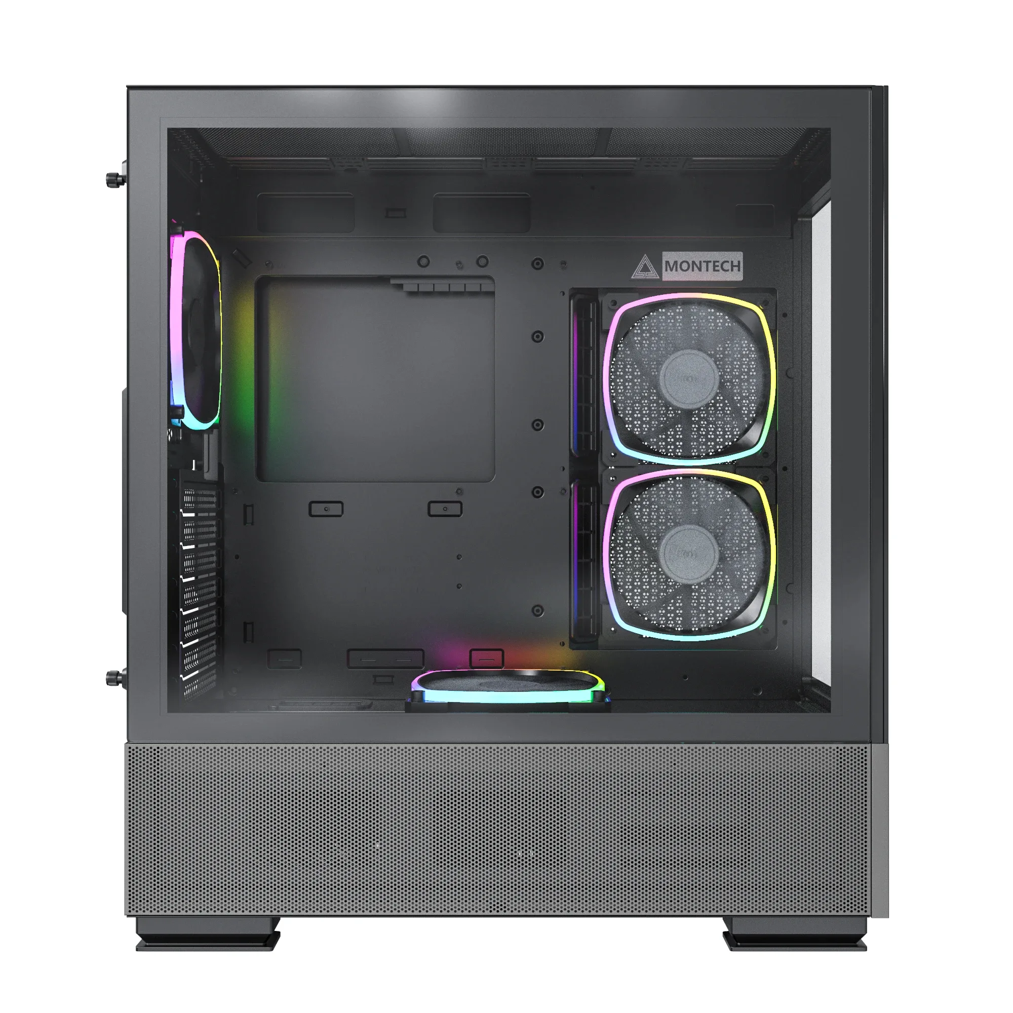 Montech кутия SKY TWO, Mid-tower Case, TG, 4x120mm ARGB Fans, Black - Image 192