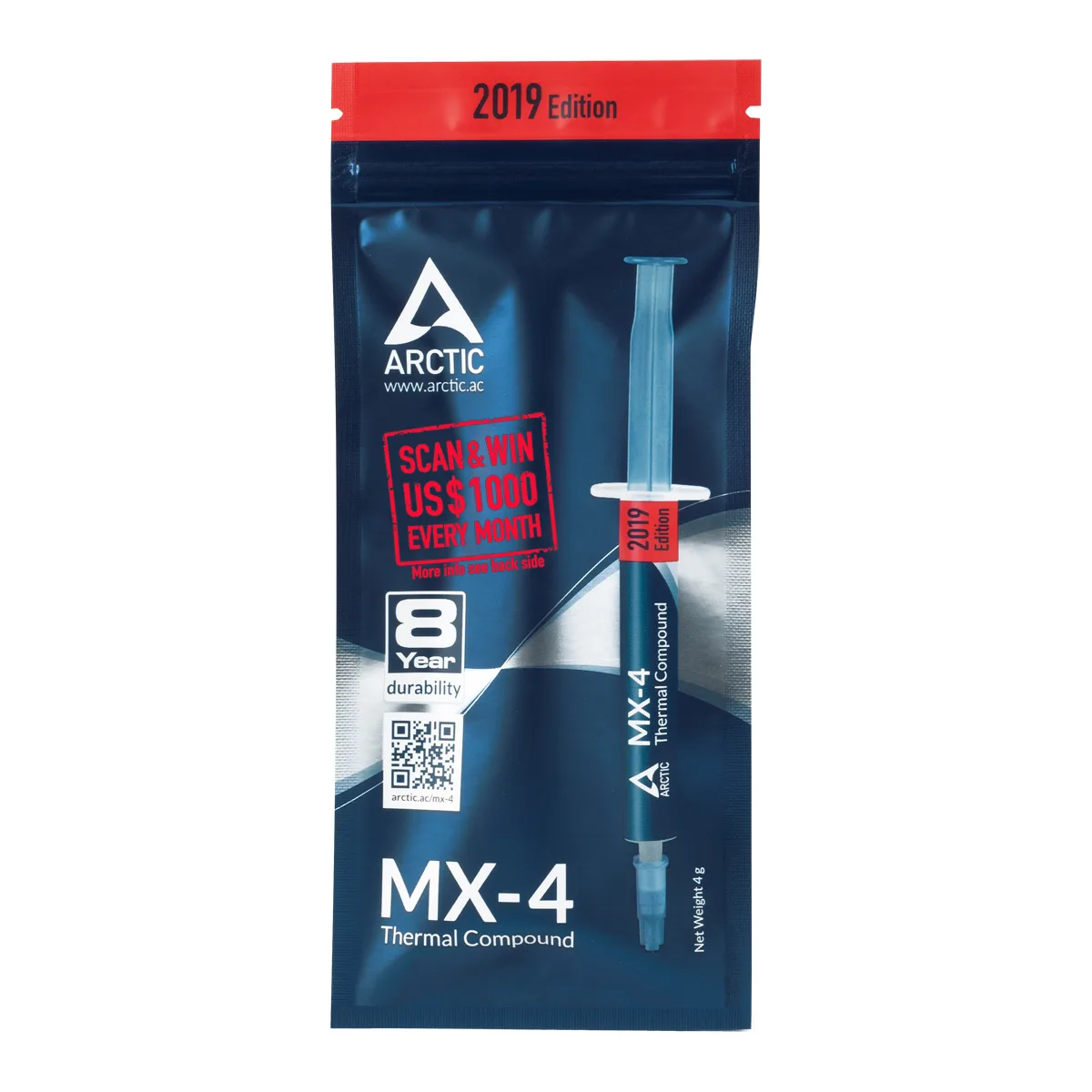 Arctic термо паста MX-4 Thermal Compound 2019 Edition 4gr - Image 110