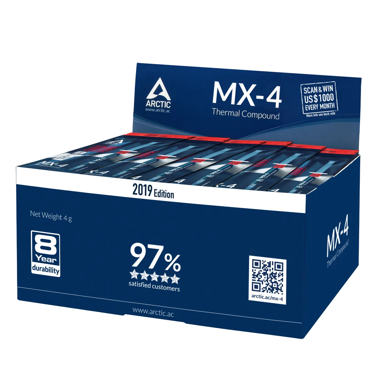 Arctic термо паста MX-4 Thermal Compound 2019 Edition 4gr - Image 112