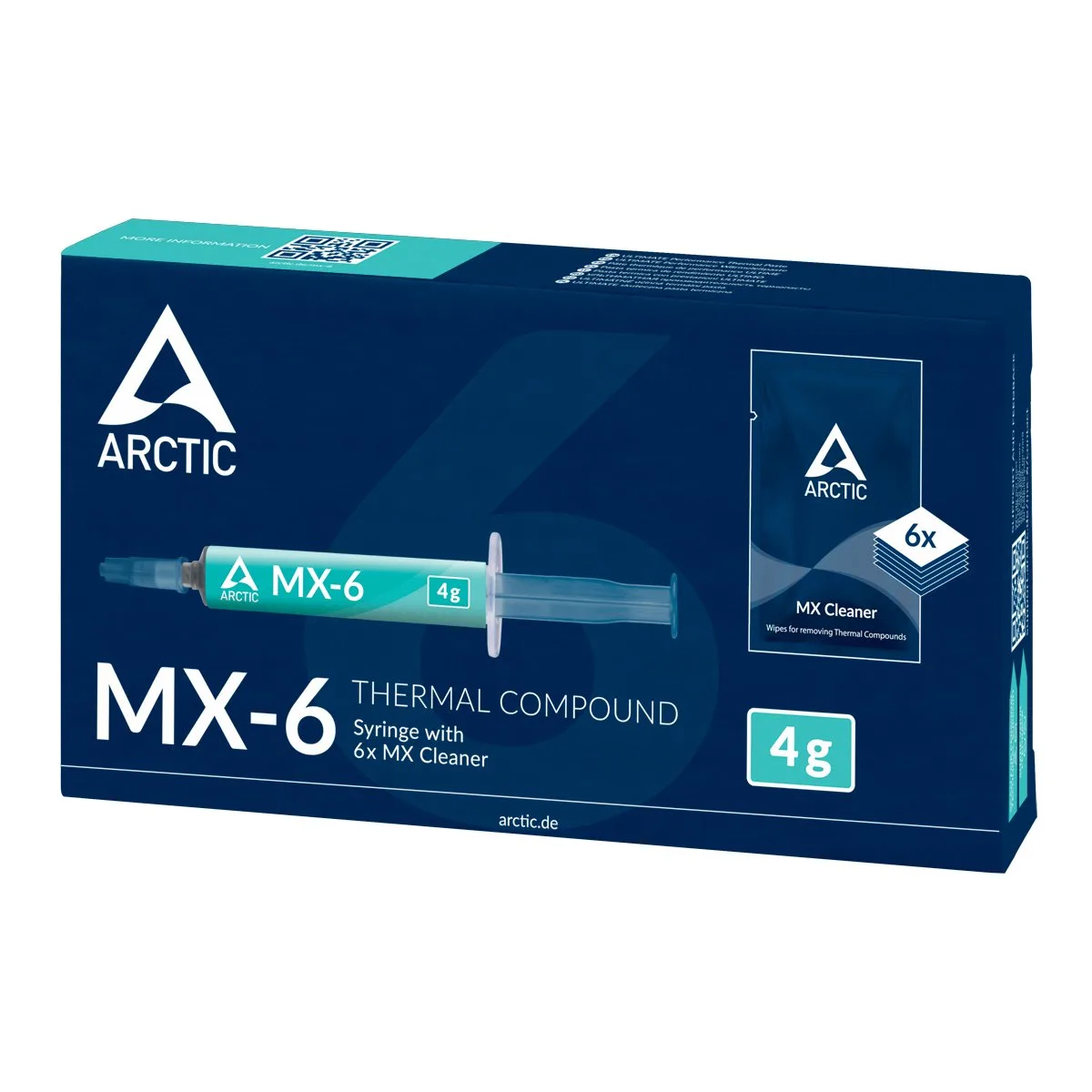 Arctic термо паста MX-6 Thermal Compound 4gr with 6pcs MX Cleaner - Image 74