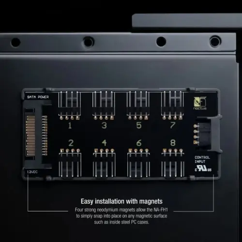 Noctua разклонител за вентилатори Fan Hub – 8 port PWM with SATA Power 5V/12V –