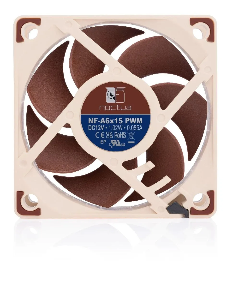 Noctua Вентилатор Fan 60x60x15mm PWM 550-3500rpm NF-A6x15 PWM - Image 114