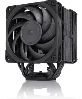 Noctua охладител CPU Cooler NH-U12A chromax.black Dual Fans - LGA1700/2066/1200/AMD