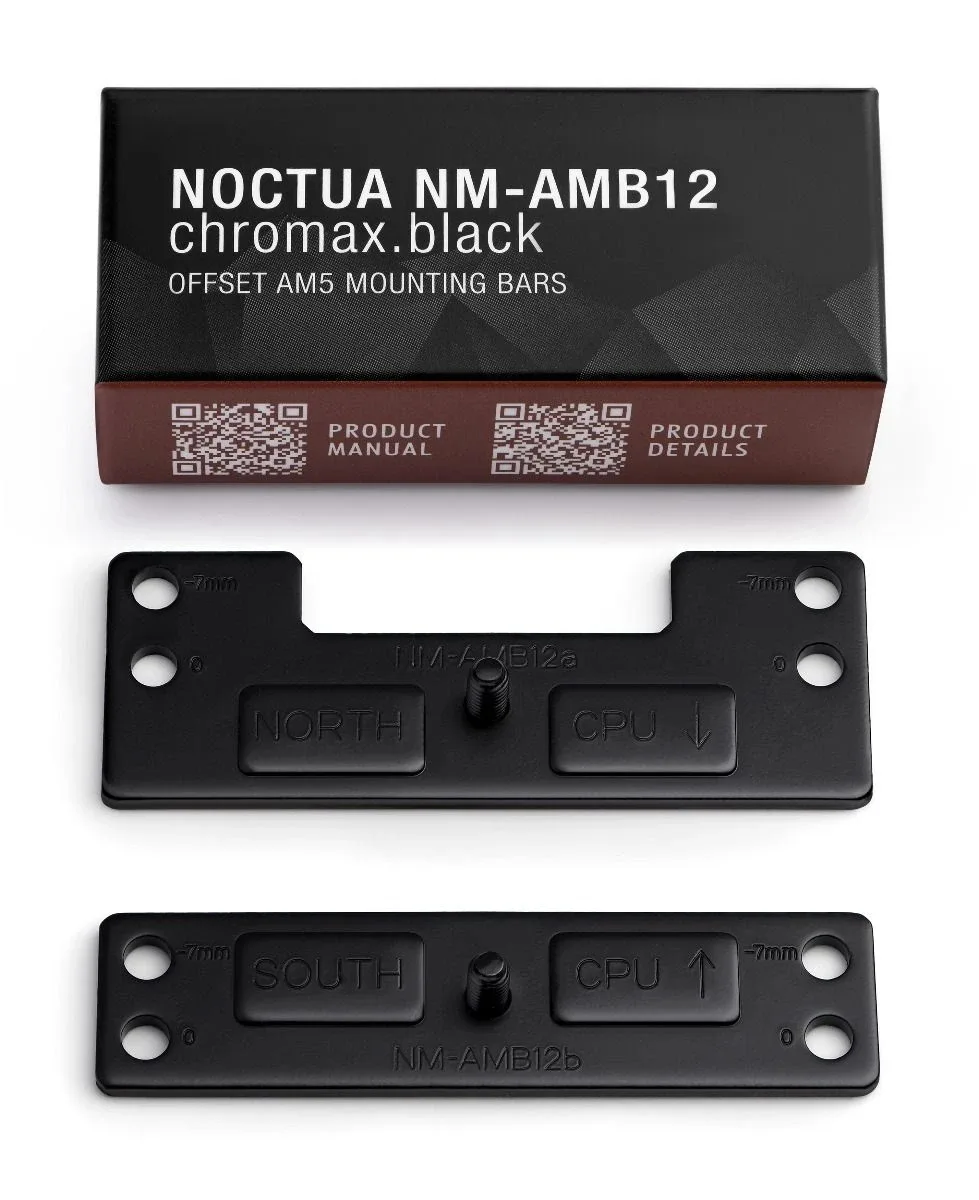 Noctua Mounting KIT - NM-AMB12 chromax.black - AM4/AM5 - Image 146
