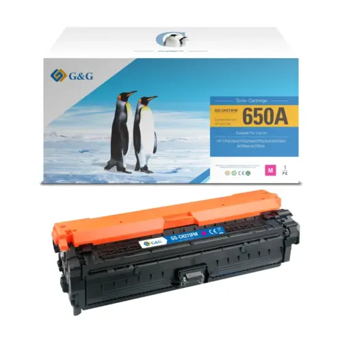 КАСЕТА ЗА HP Color Laserjet CP5520/CP5525 - /650A/ - CE273A - Magenta - PN NT-CH273FM - G&G