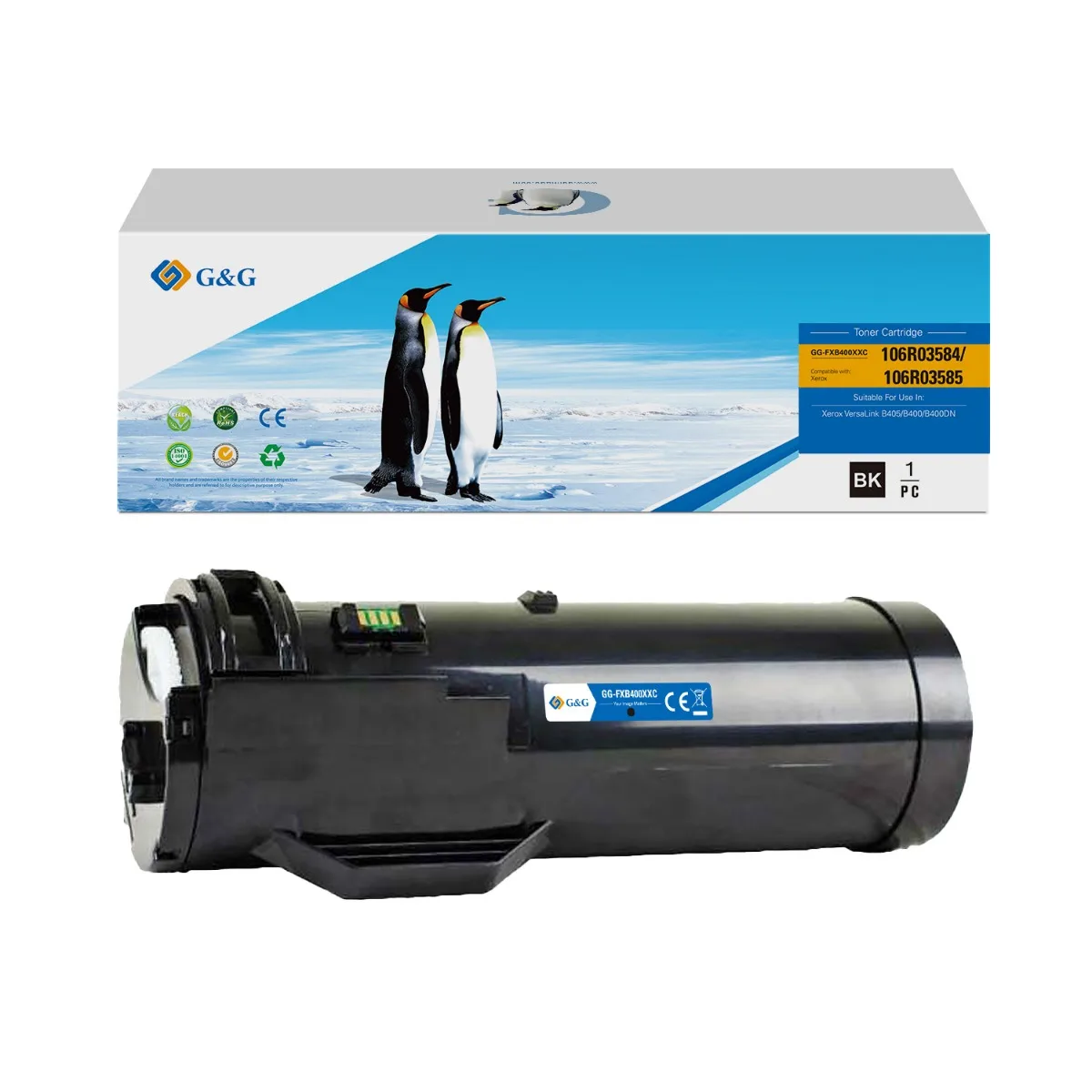 КАСЕТА ЗА XEROX VersaLink B400/B405 - EXTRA HIGH CAPACITY - WITH CHIP / С ЧИП - 106R03585 - Black - PN GG-FXB400XXC -