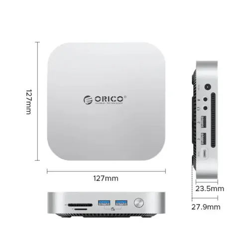 Alternative view of Orico докинг станция SSD Docking station M.2 NVMe - USB-C(10Gbps) x 1, USB3.2 x 2, USB2.0 x 2, M.2 x 1, Audio, SD/TF 4.0 - MiniLink M49P-EU-SV