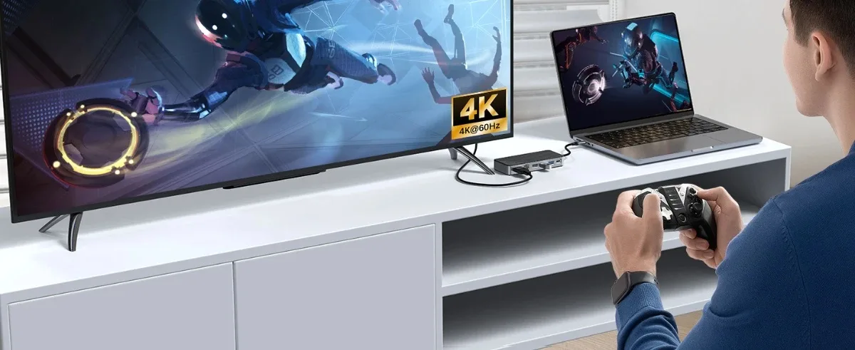 Orico докинг станция Portable Docking station M.2 SATA/NVMe - HDMI, USB3.2-A x 1, USB-C (10Gbps) x 1,USB-C (PD100W), USB2.0-A x 2, LAN - OM28PR-G2-BK - Image 175