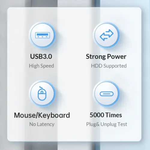 Orico хъб HUB USB3.1 3 port – 2 x USB3.0