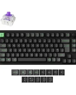 Безжична Механична клавиатура Lemokey P1 HE QMK 75% Black - HE Magnetic Switch - UK