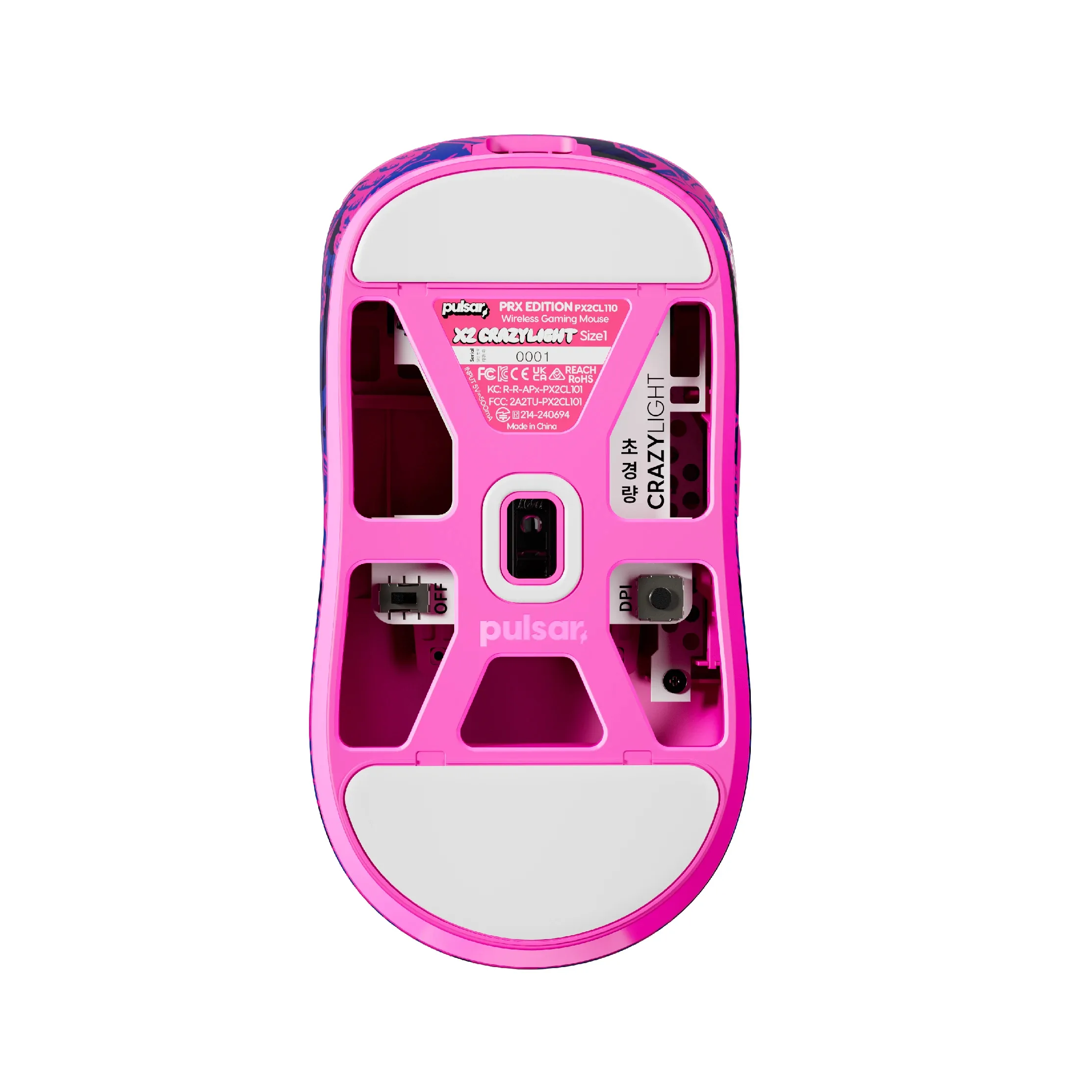 Pulsar професионална геймърска мишка Wireless Gaming Mouse X2 CrazyLight PRX Edition 8K - Image 26