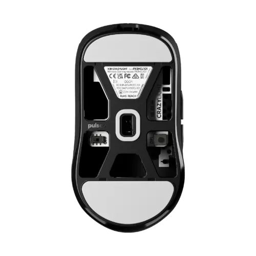 Alternative view of Pulsar професионална геймърска мишка Wireless Gaming Mouse X2H Crazylight Jet Black