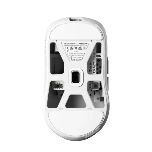 Alternative view of Pulsar професионална геймърска мишка Wireless Gaming Mouse X2H Crazylight Uyuni White