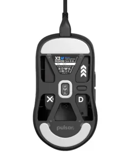 Alternative view of Pulsar професионална геймърска мишка Wired Gaming Mouse X2H Wired Size2 Black