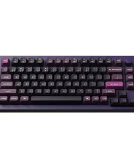 Alternative view of Безжична механичка клавиатура Keychron Q1 MAX Gateron Jupiter Red Switch - Purple