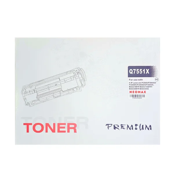 КАСЕТА ЗА HP Laserjet P3005/M3035 MFP/M3027 MFP - HIGH CAPACITY - /51X/ - Q7551X - WITH CHIP / С ЧИП - Black - PN HT-Q75