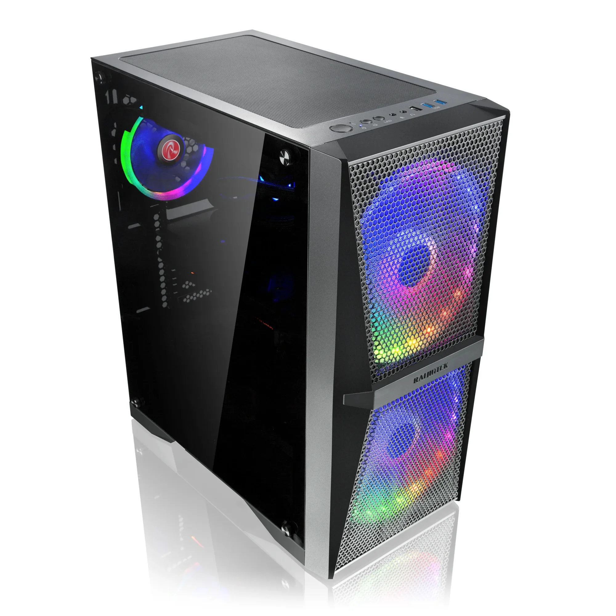 Raijintek кутия Case ATX - SILENOS MS PRO - 2 x 200 mm ARGB Fans - Image 172