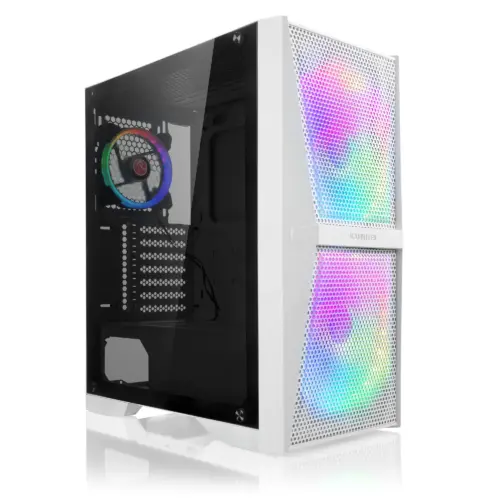 Raijintek кутия Case ATX - SILENOS MS PRO WHITE - 2 x 200 mm ARGB Fans